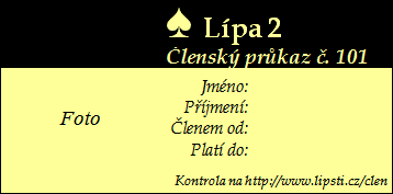 �lensk� pr�kaz vzor 2012